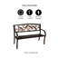 Banc de jardin en fer Arka Dragonfly-566482110