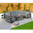7 - Person Patio Conversation Set with Cushions