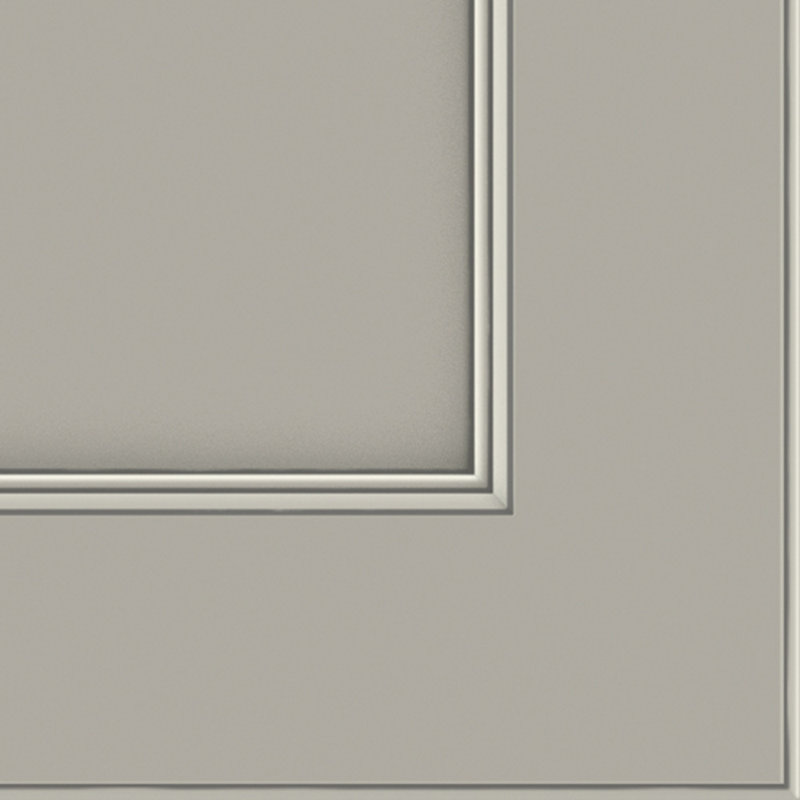 Dwelling Claredon Door Sample, Maple, Evening Shadow w/Nickel Glaze