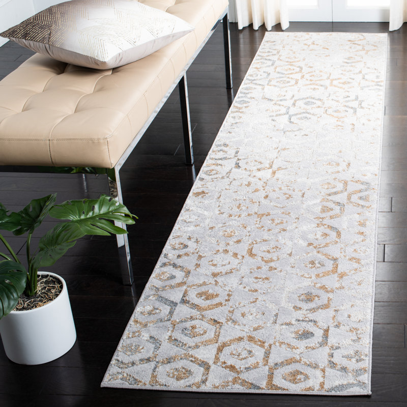 Alexondria Performance Geometric Rug, Runner 2'2" x 9'