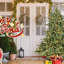  Arbre de Noël pleine forme avec 900 lumières UL, branches mixtes en PE / PVC, 2673 pointes, base large, structure à charnières, support en métal stable, arbre de Noël-1910873563