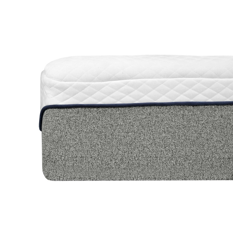 Ultra Plush 13-Inch Gel Memory Foam Mattress With Dual-Layered Jacquard Cover, Optimized For Pressure Relief, Temperature Regulation, And Motion Isolation.