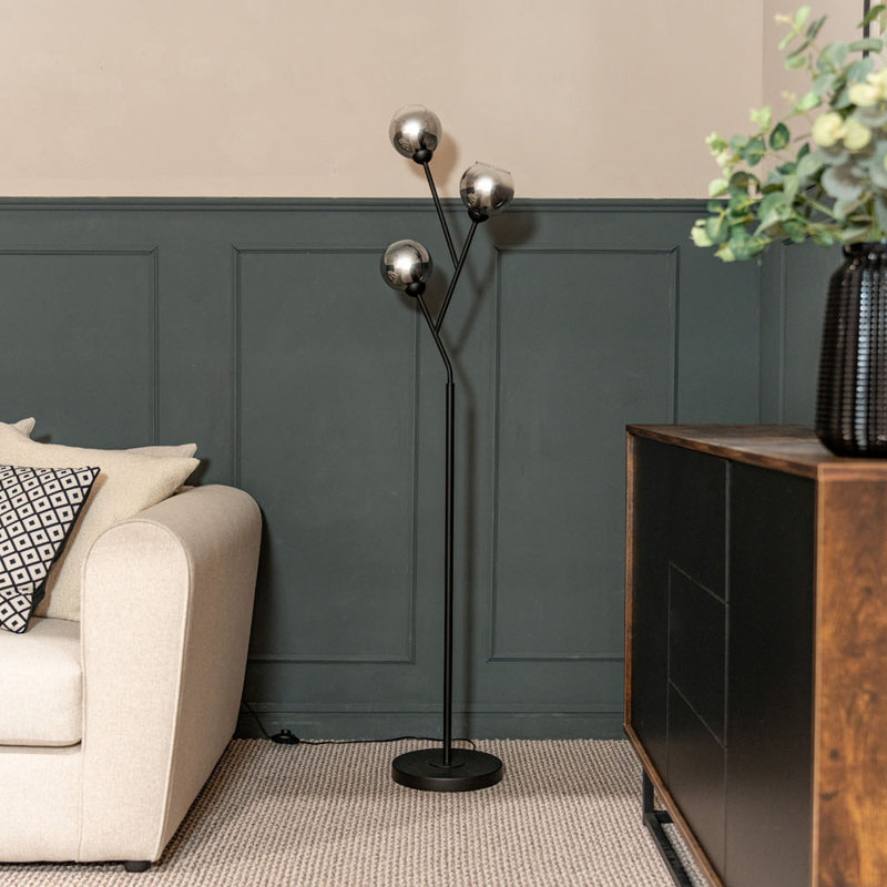 Bucur 150cm Black Tree Floor Lamp