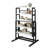 Solid Wood Convertible Table Shelf, Home Allure, White Finish Enigma,