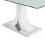 Table en verre de style moderne