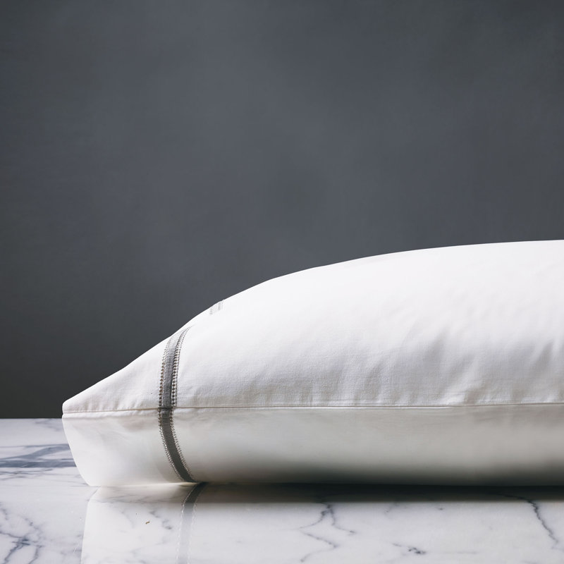 Willow Egyptian Cotton Percale Solid Colour, Standard Pillowcase