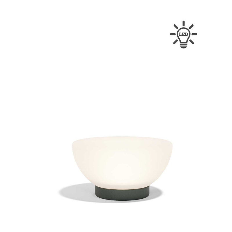 Câble DEL 23,5 po Luna Lamp, H 13 po x l 23,5 po x P 23,5 po, Vert