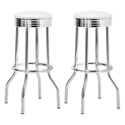 Tabouret de bar pivotant en métal Midge (sans la table)