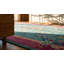 Tapis art floral chinois antique à motif floral vert écume de mer