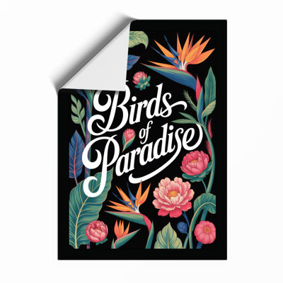 Birds of Paradise Botanical - Framed Print