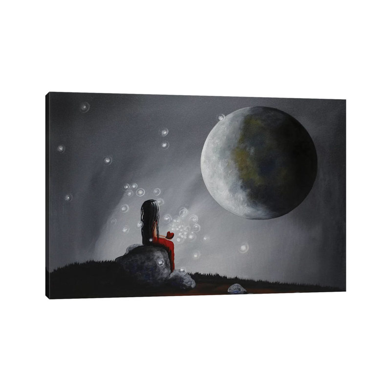 A Time To Dream by Moonlight Art Parlour - Painting on Canvas, Wrapped Canvas, 66.04 cm H x 45.72 cm W x 1.91 cm D