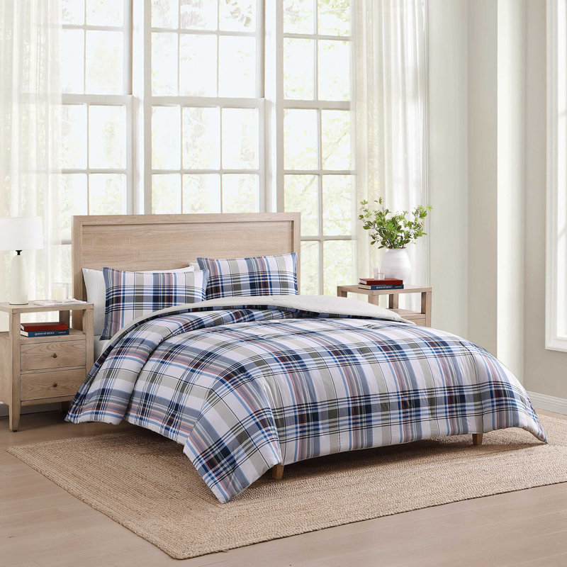Ensemble d'édredon Tommy Hilfiger Waterbury, 2, Édredon simple + 1 taie décorative standard