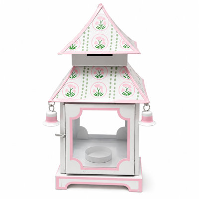 Pink Tulip Pagoda Lantern, Small