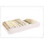 Lit superposé simple au-dessus d'un lit superposé Moderne attaché échelle supérieure Rails de lit et structure de joint verrouillable pour trousse de lattes de sécurité Finition bleue / blanche incluse