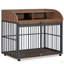 Meuble de rangement robuste pour chien de 44 po avec roulettes verrouillables-676707584