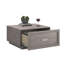 Table basse, finition gris moyen
