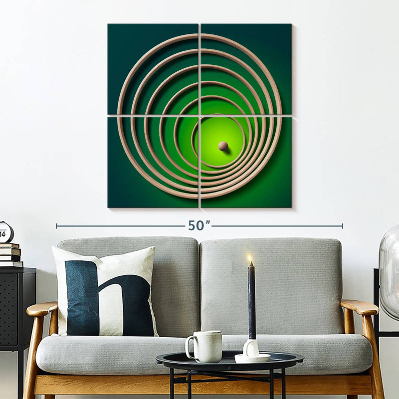 Avery Paper Ring Maze, 32" H x 32" W