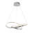 Modern Chrome LED Acrylic Chandelier-1371388936