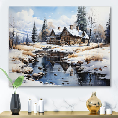 Canada Lakehouse Winter Retreat - Imprimé