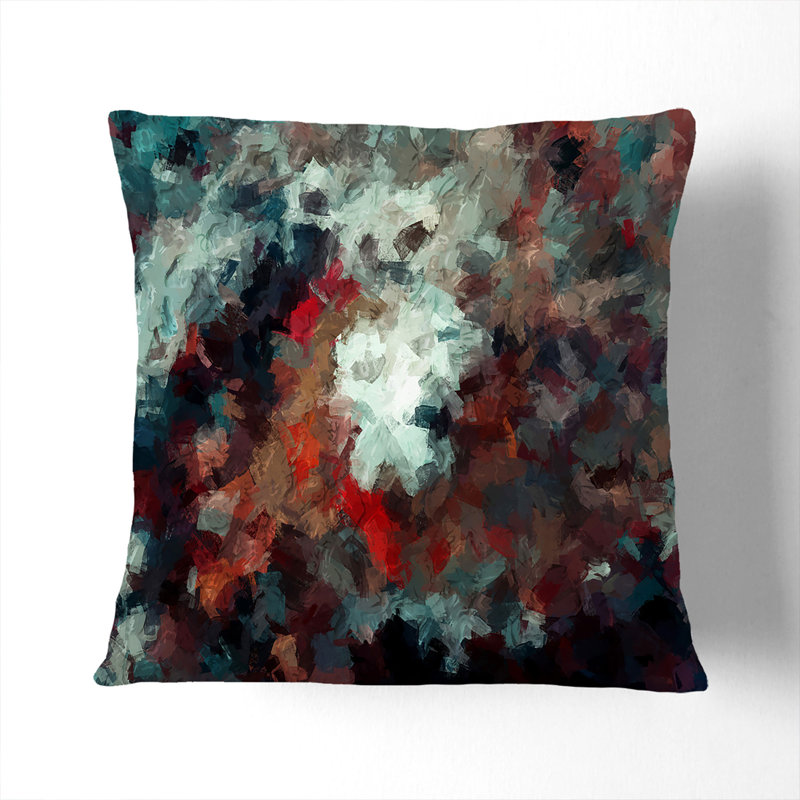 Passion of Flowers Cushion with Filling, 40cm H x 40cm W x 15cm D
