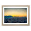 Sunset over Malaga in Spain in Abstract - Framed Print-55724754-55724755