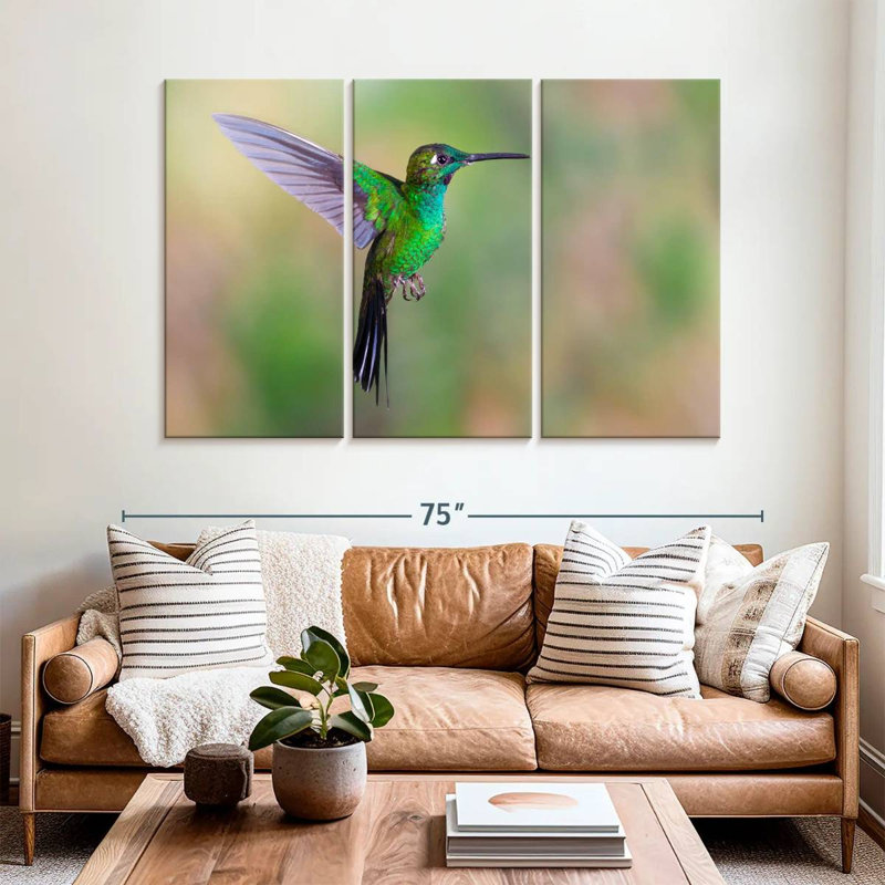 Brampt Green Fronted Hummingbird, 42" H x 65" W