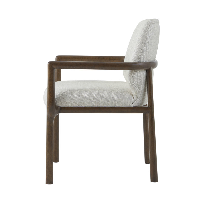 Kesden Upholstered Arm Chair, Pyramid Brown