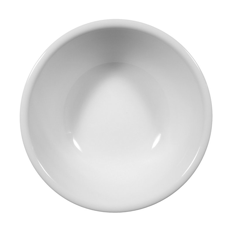 Compact White Serving Bowl