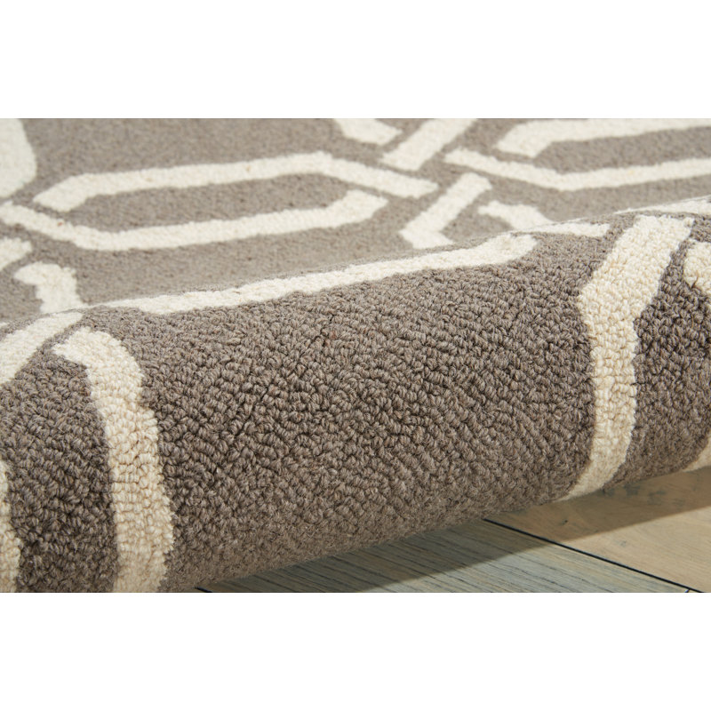 Bal Harbour Geometric Wool Area Rug, Rectangle 229 x 290cm