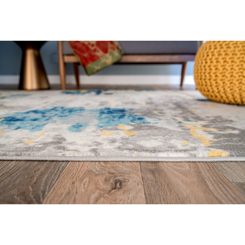 Sianna Abstract Indoor Rug, Runner 2' x 7'