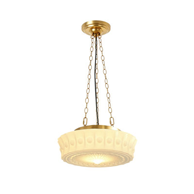 Milk Glass Pendant Light