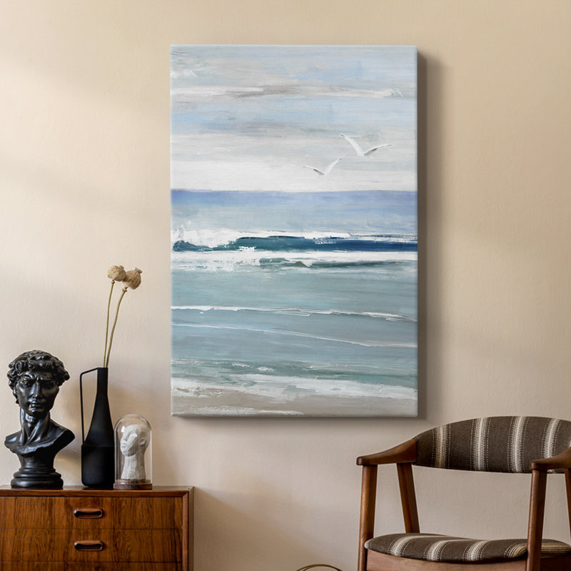 Seagull Bay I - galerie sur mesure enveloppée Cavas, H 18 po x l 12 po