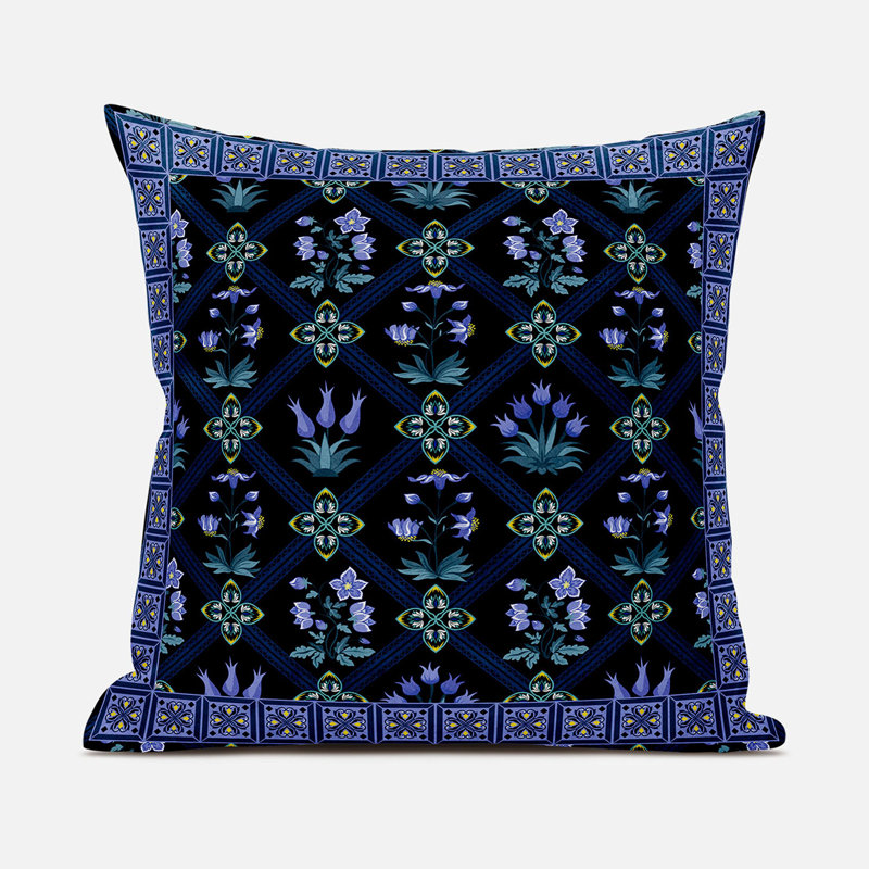 Polyester Throw Square Pillow Cover & Insert, 16" x 16" 