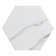 Porlan 8-in. x 9-in. Hexagon Marble Look Matte Porcelain Wall & Floor Tile