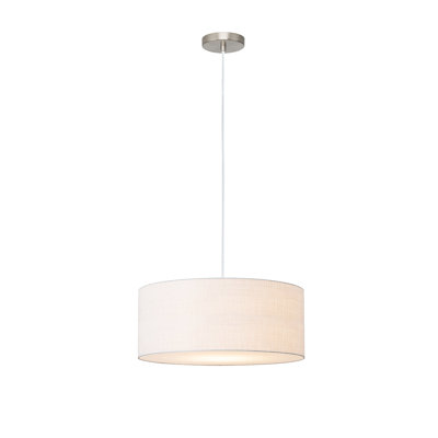 Pendant Kit Stretch Linen Drum Pendant