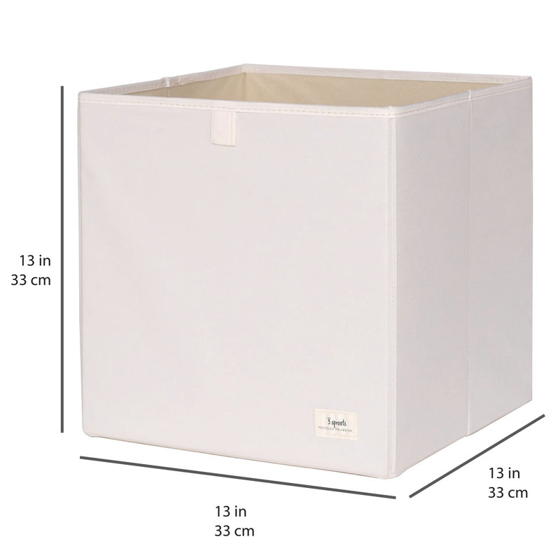 Cube en tissu, Crème