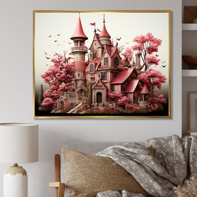 Monets Garden Castle Revisited Landscape - Classics Wall Art