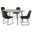 5-Piece Dining Table and Chairs ,Dining Room Set with 4 Modern Chairs-289733688-289733692