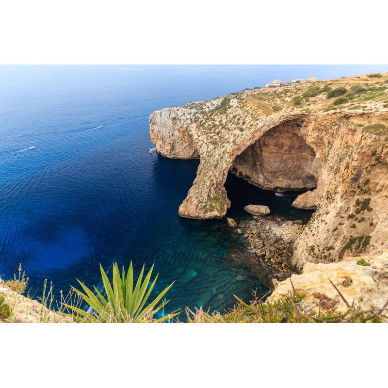 Blue Grotto Overlook - Photographie sur toile tendue, H 8 po x l 12 po