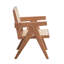 Fauteuil d'appoint en rotin et finition naturelle Velentina (fauteuil d'appoint)