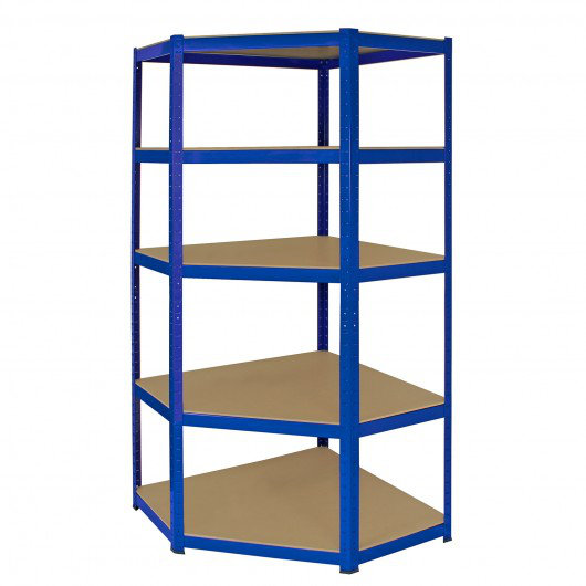 90cm W Height -Adjustable, Blue, 180cm H x 90cm W x 45cm D