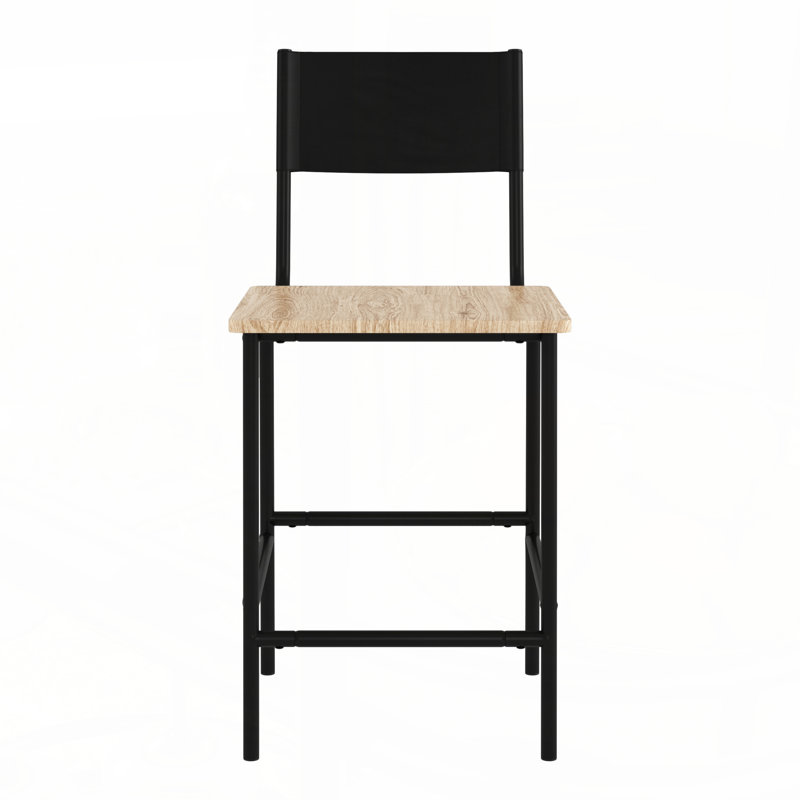 Tabouret, finition noire