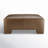 Anya Oversized Geniue Leather Upholstered Ottoman
