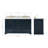 61'' Double Bathroom Vanity with Top-93359392
