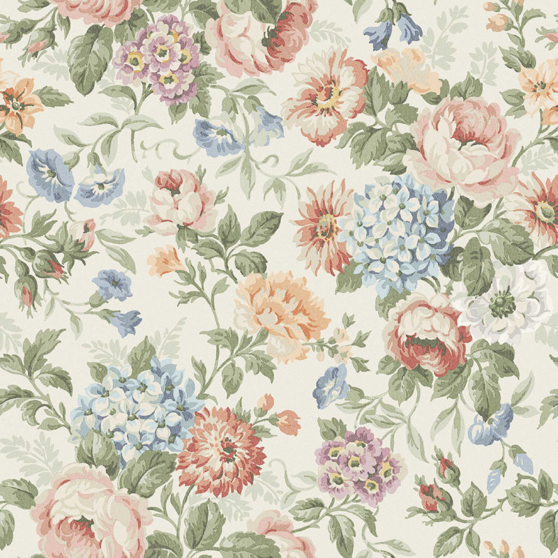 Boråstapeter Hortensia Wallpaper, Multi