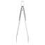 Tower T932002 4 Piece BBQ Tool Set with Hanging Loop, Including Spatula, Fork, Tongs & Basting Brush, Stainless Steel