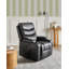 Electric Recliner Chair ETER Faux Leather Black-1938998504