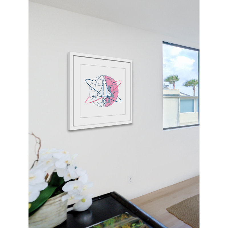Around The Globe - Print on Canvas, 51cm H x 51cm W x 3.81cm D