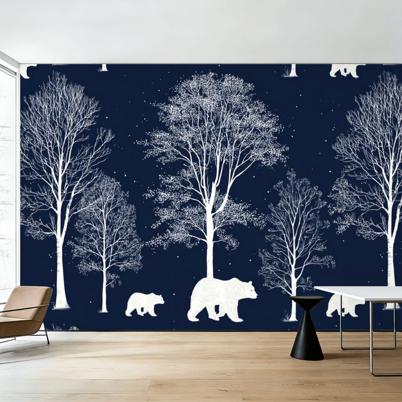 Adhésif mural amovible auto-adhésif et amovible, L 99,6 po x l 144 po