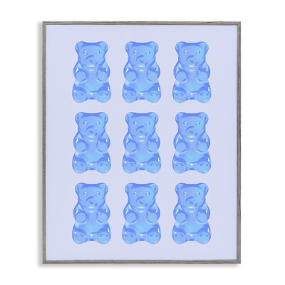  «Blue Candy Bears», estampe numérique de House of Lulu